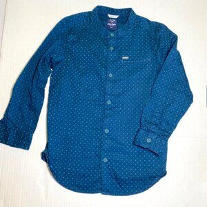 Allen Solly button-up long sleeve shirt girls 5-6 years reg band collar cotton